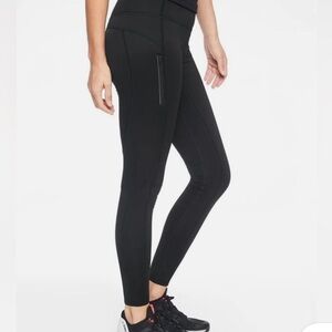 Athleta Black High-Rise Pocket Leggings